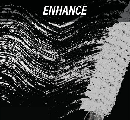 Silver Fox Brush on Beard color with text "Enhance" above