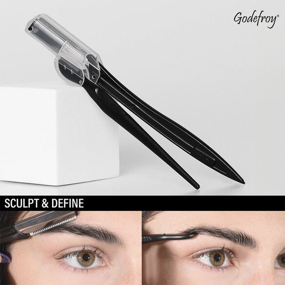 defining eyebrow grooming razor