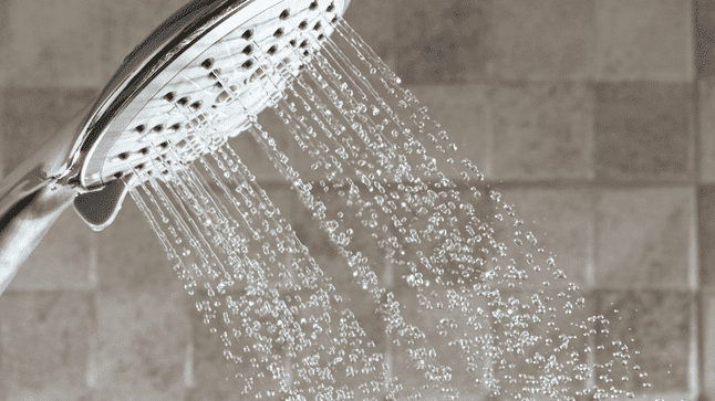 Shower-head with running water