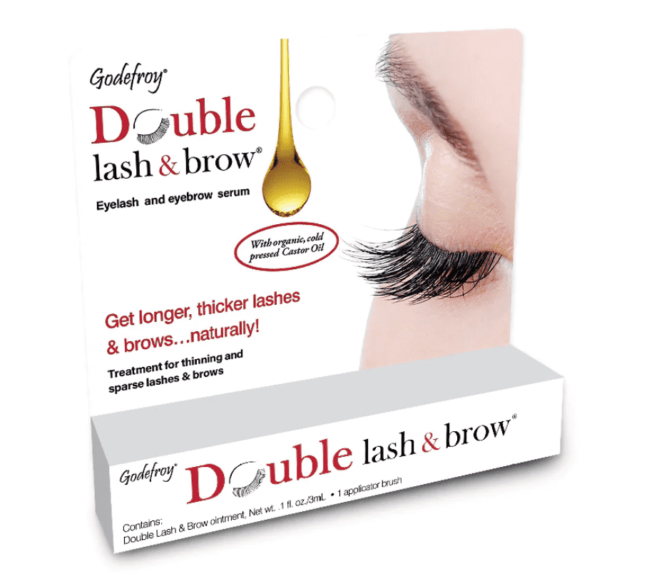 closeup Godefroy beauty double lash serum
