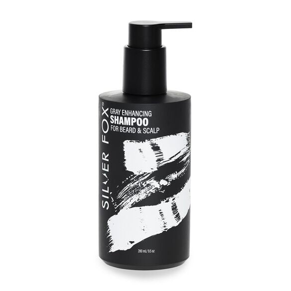 silver fox grey enhancing beard shampoo