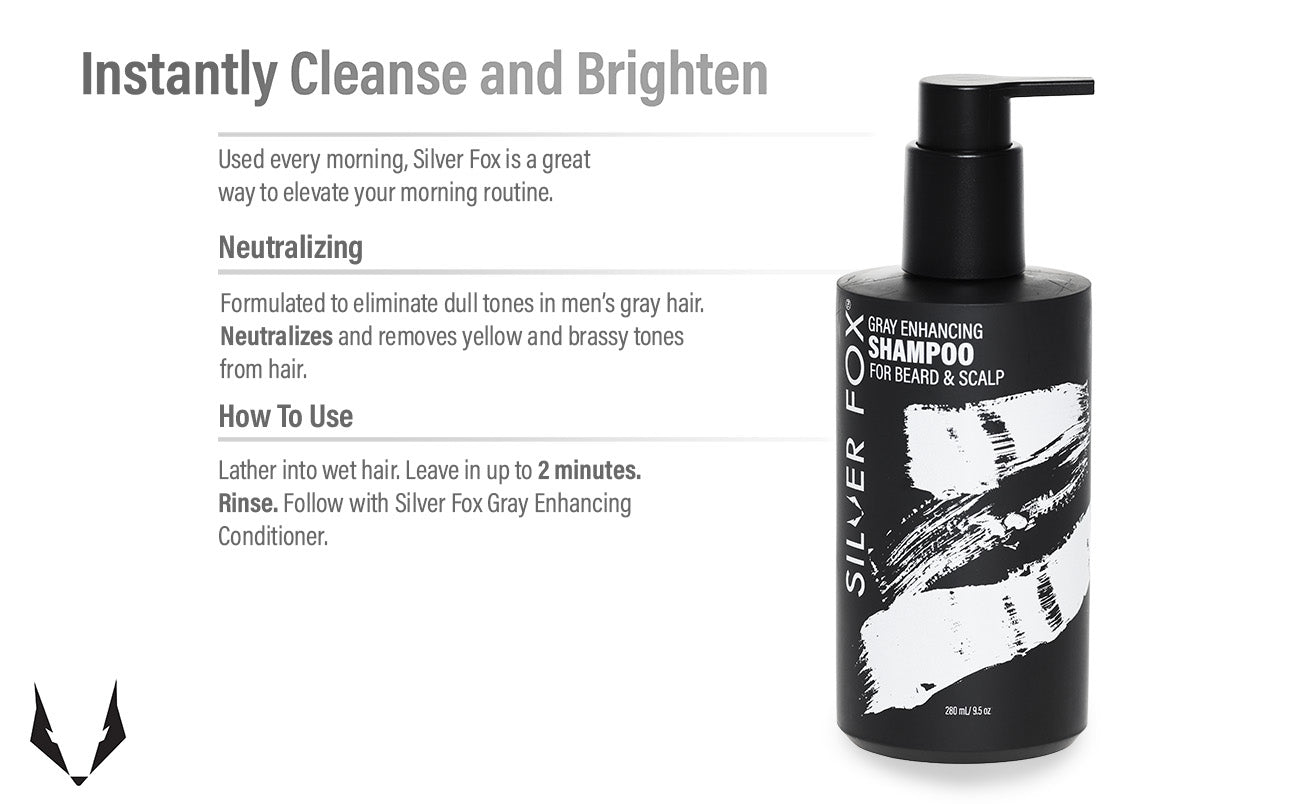 Silver Fox shampoo functions and instructions
