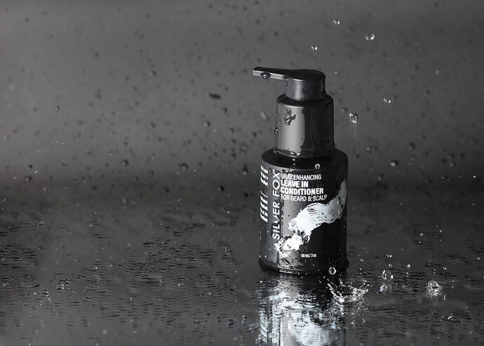 silver fox beard and scalp leave in conditioner product
