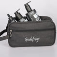 Load image into Gallery viewer, toiletry godefroy bag with silver fox hair products