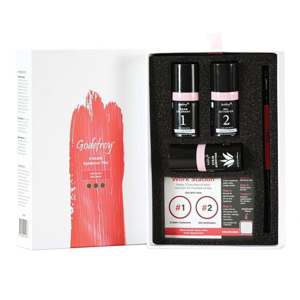 open contents for instant eyebrow tint