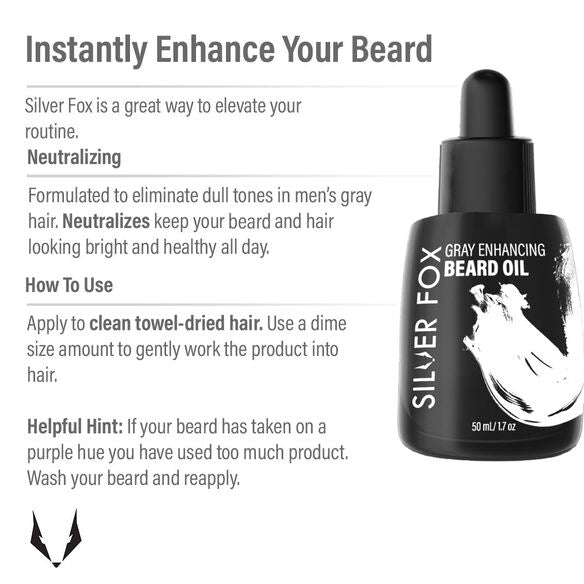 silver fox beard oil and facts