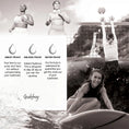 Load image into Gallery viewer, Collage of pictures showing sport activities with text and water drops.