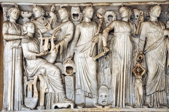 Ancient greek statues