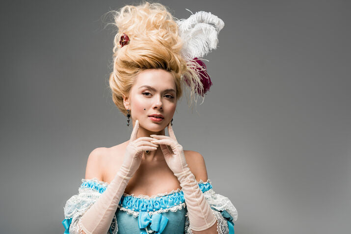 woman dressed in historical clothes
