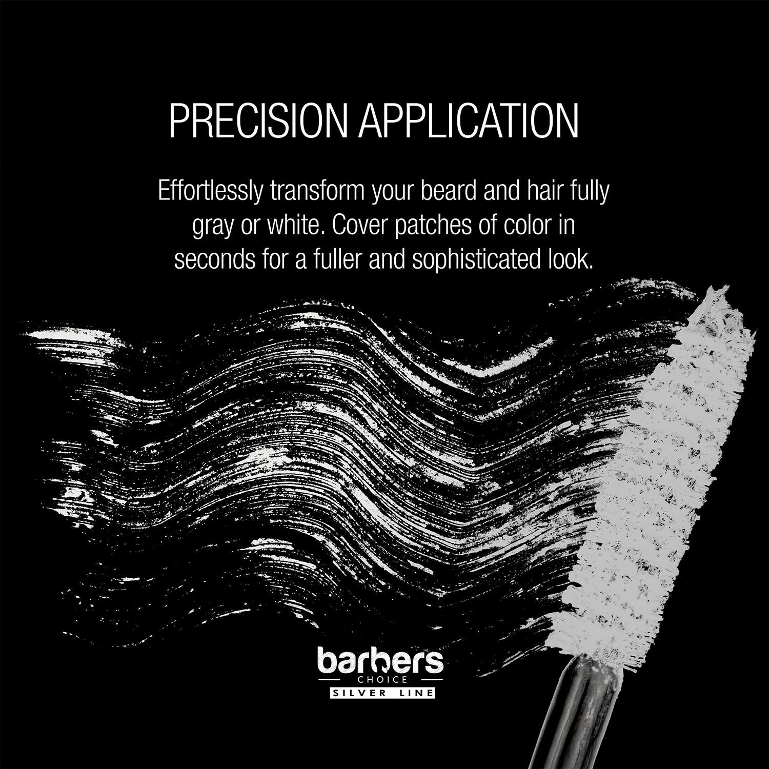 silver line brush on beard color product information