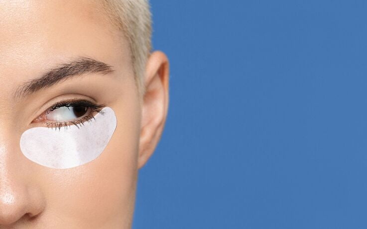 close up of woman's eye