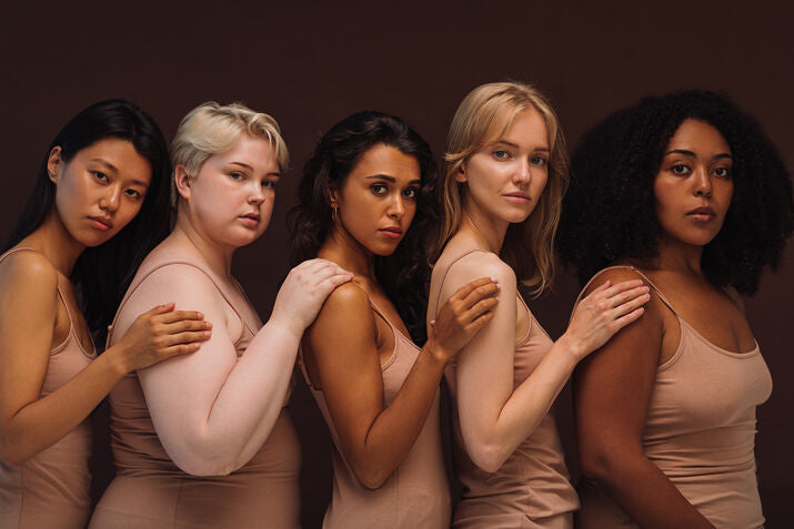 A diverse group of women
