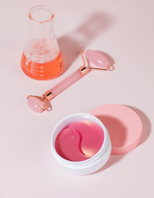 pink and orange skincare