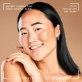 Load image into Gallery viewer, women with dark brown tinted eyebrows
