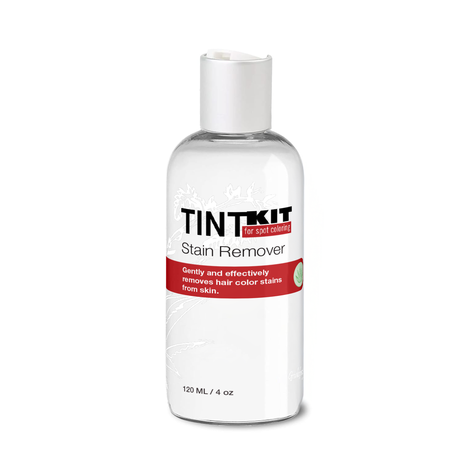 Tint Kit Stain Remover bottle on a white background
