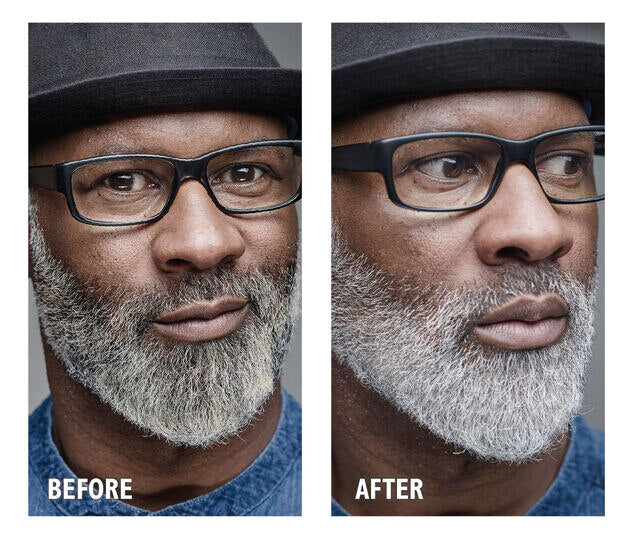 before and after silver fox