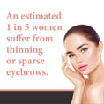 Load image into Gallery viewer, woman with thick brows and tex