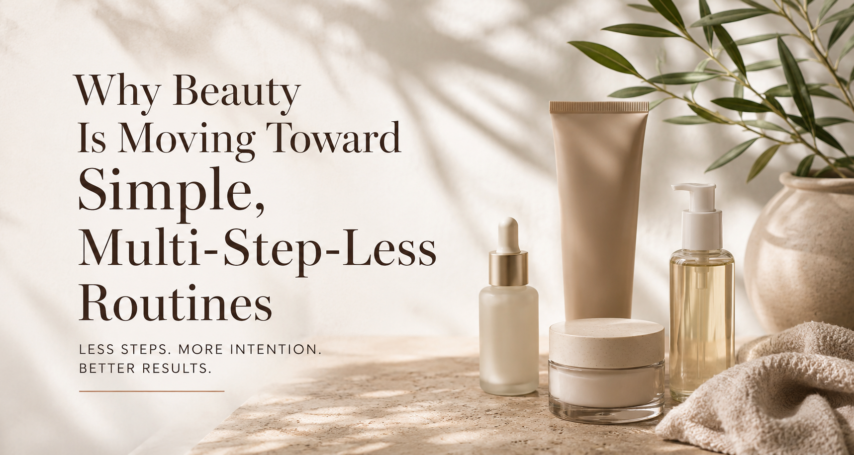 Why Beauty Is Moving Toward Simple, Multi-Step-Less Routines