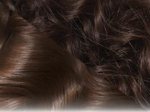 different textures of brown hair