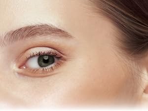 close up of women's eye and brow