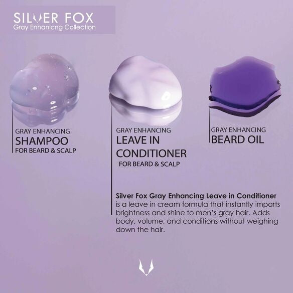 Silver Fox Beard Gray Enhancing Creme | Godefroy Beauty