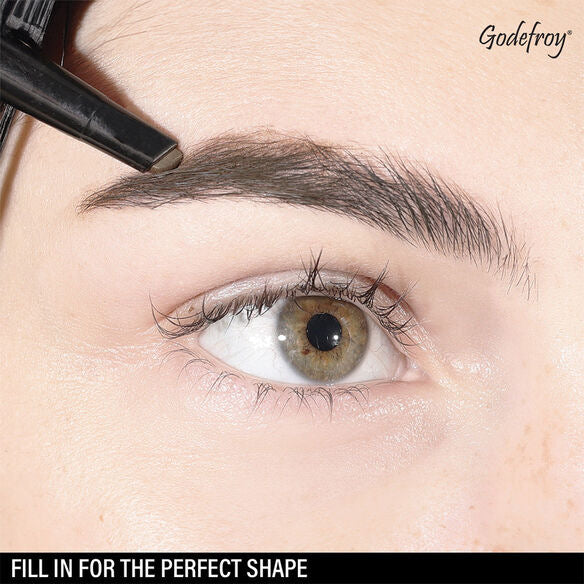 Woman Applying Brown Brow Pencil