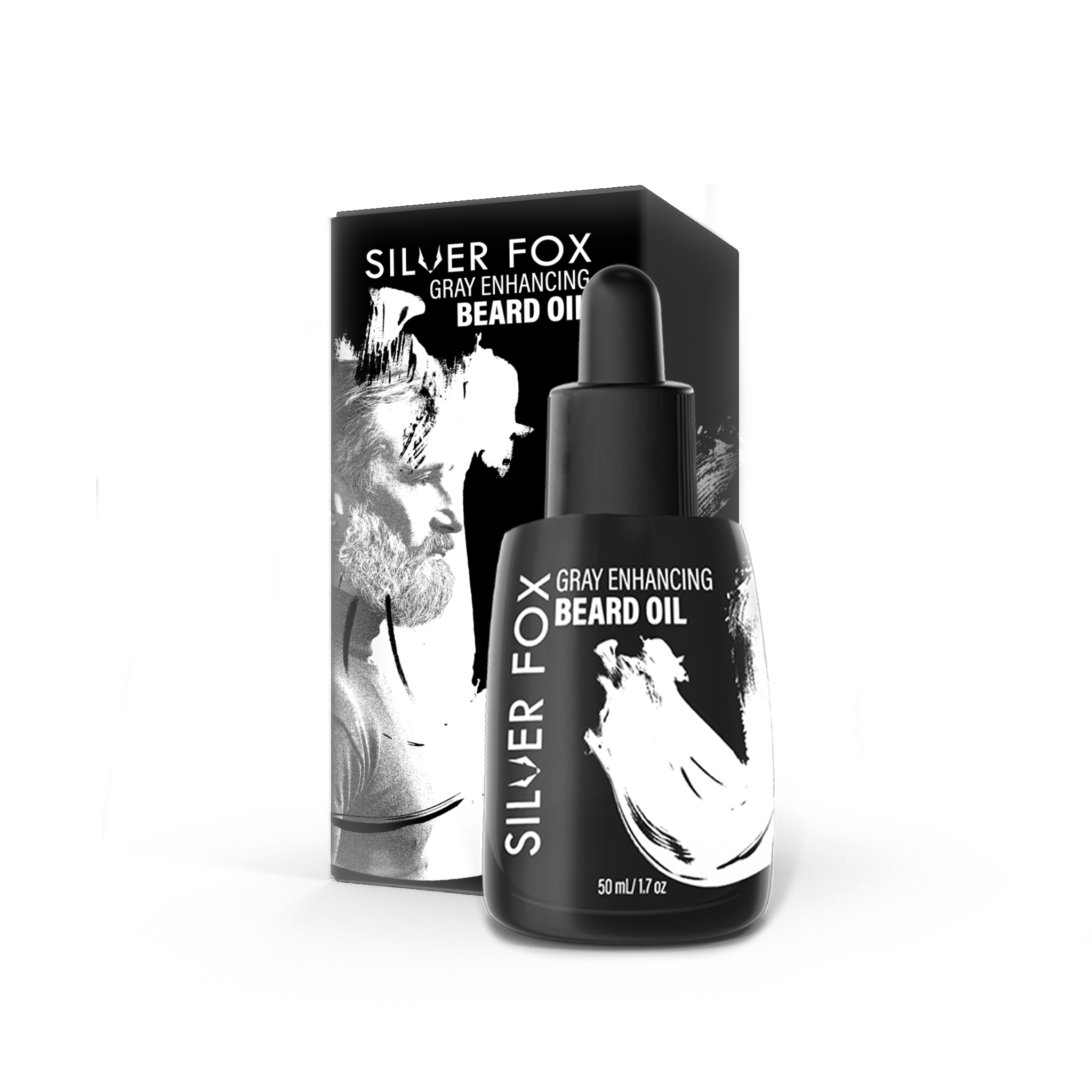 silver fox beard oil for grey beards 