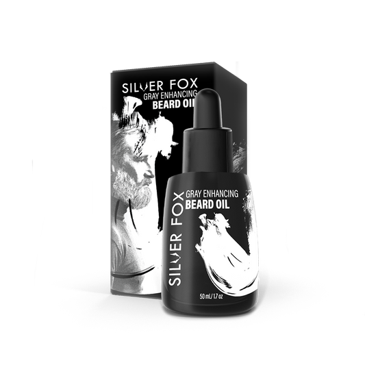 silver fox beard oil for grey beards 