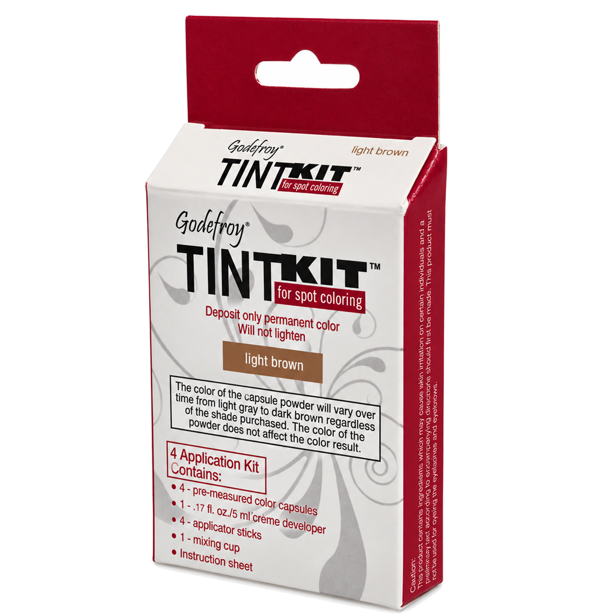 Godfrey TintKit for spot coloring in light brown shade, shown in its retail packaging box. (light brown) (4 applications)