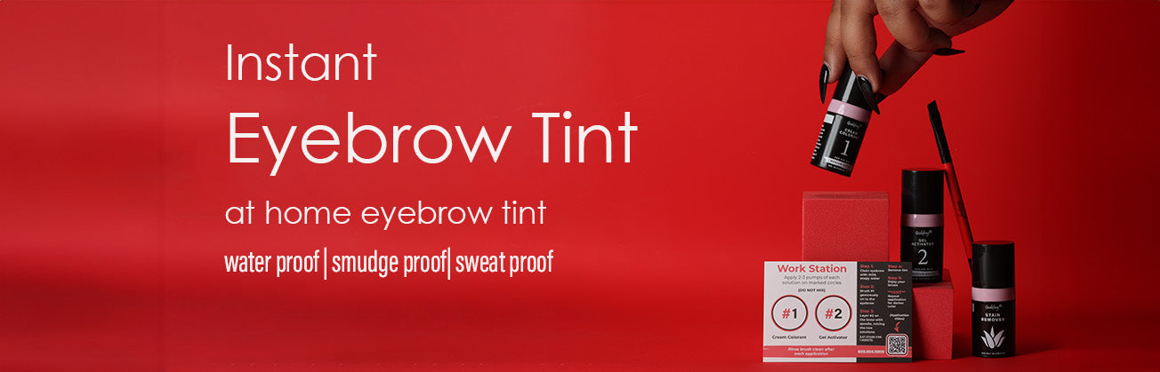 instant eyebrow tint information at home 