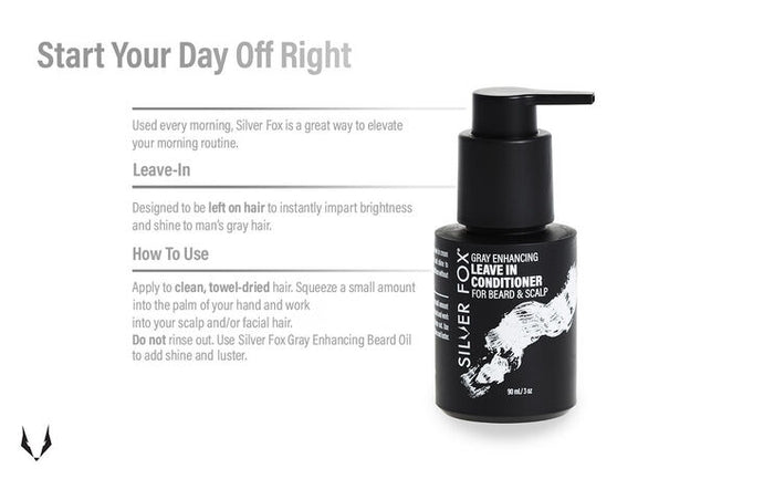 Silver Fox Conditioner and text