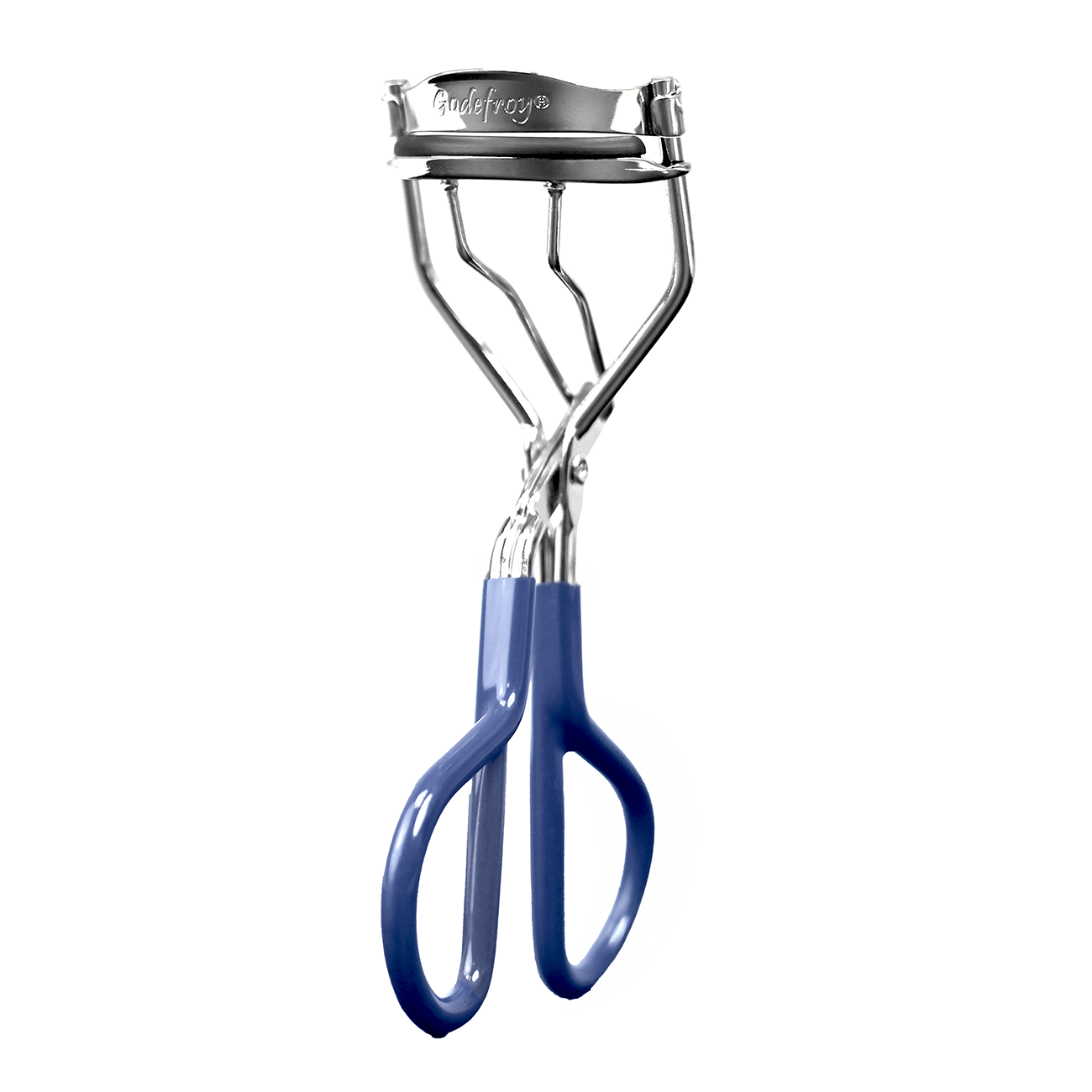 Eyelash curler with white background