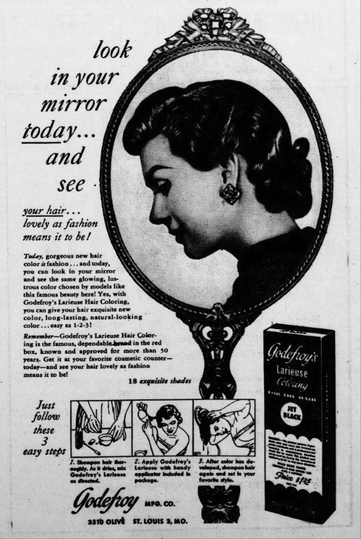 black and white vintage godefroy ad