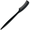 Load image into Gallery viewer, Black Plastic Disposable Eyebrow Comb - 25 Pieces
