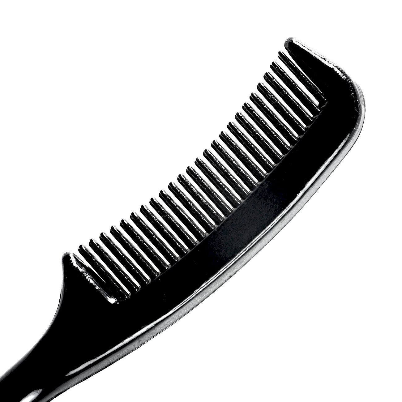 Black Plastic Disposable Eyebrow Comb - 25 Pieces
