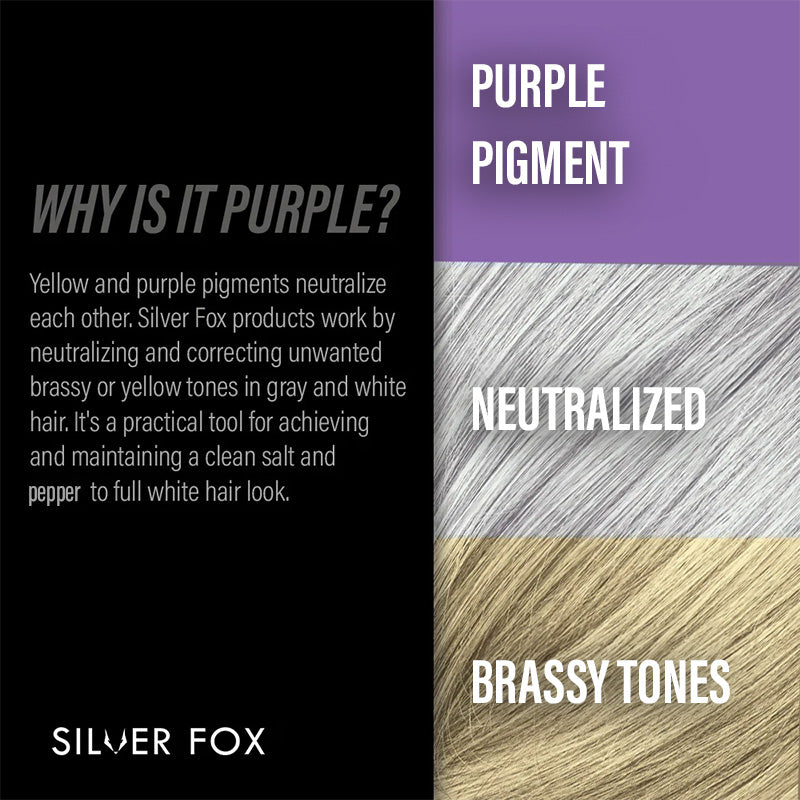 Why is the shampoo purple explanation