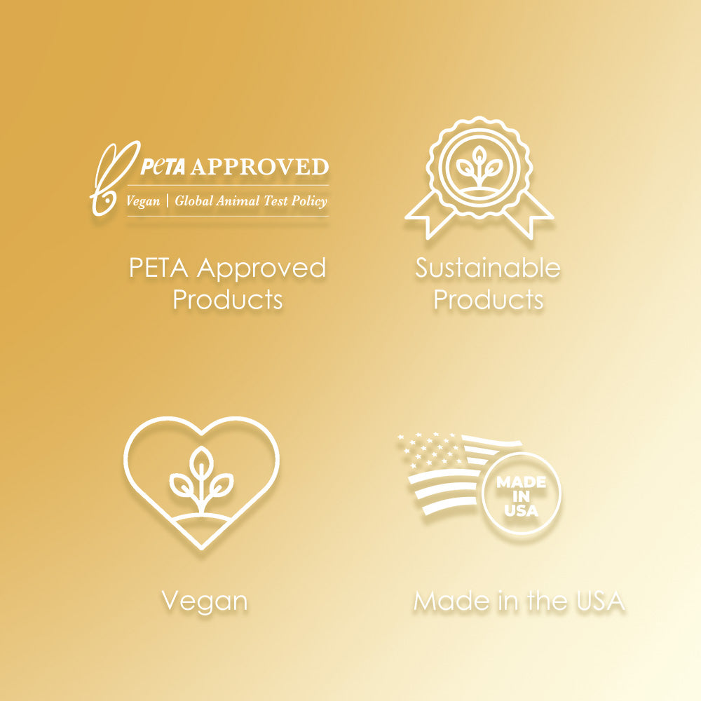 peta vegan sustainable made in usa logos 