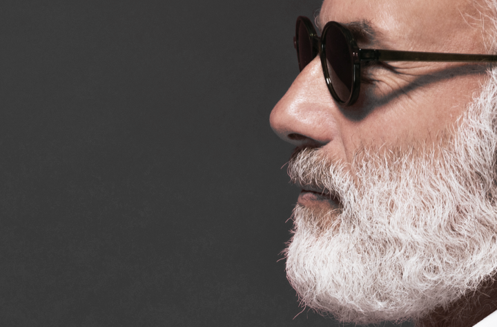 man with sunglasses and grey beard 