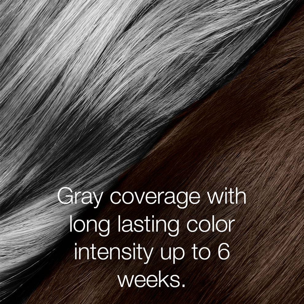 Difference between gray hair and covering up 