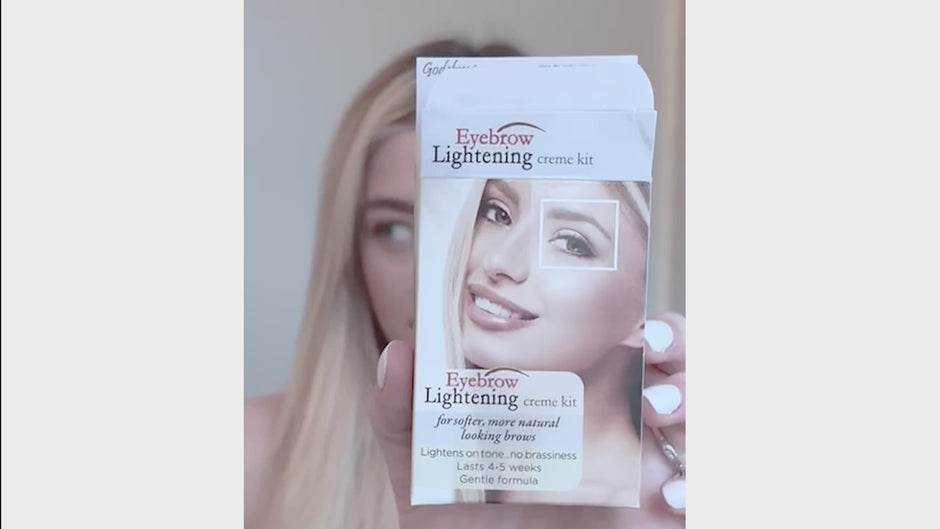 eyebrow lightening creme video 